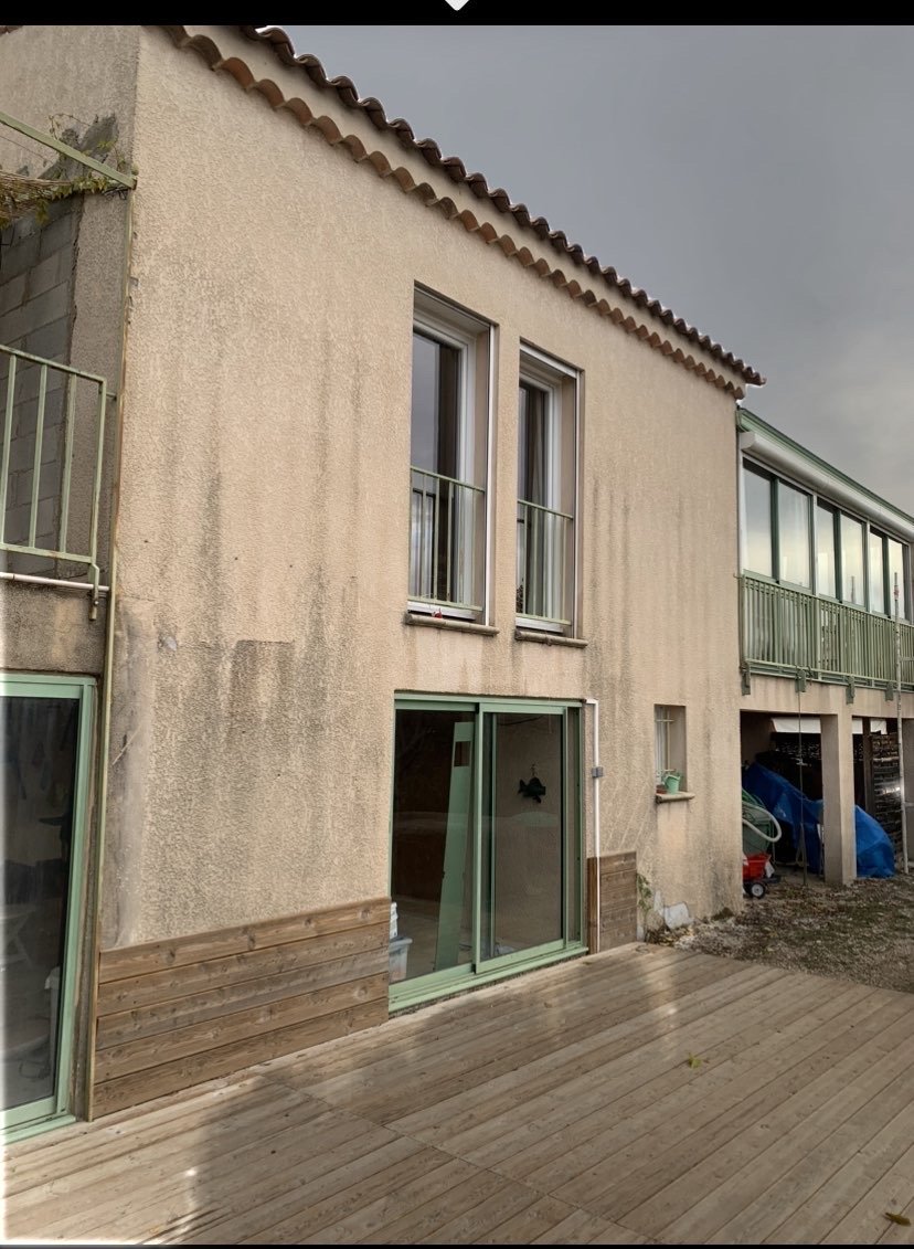 Renovation facade terrasse Orange